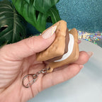 Smores Fidget Clicker Keychain