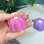 Flower Fidget Clicker Keychain
