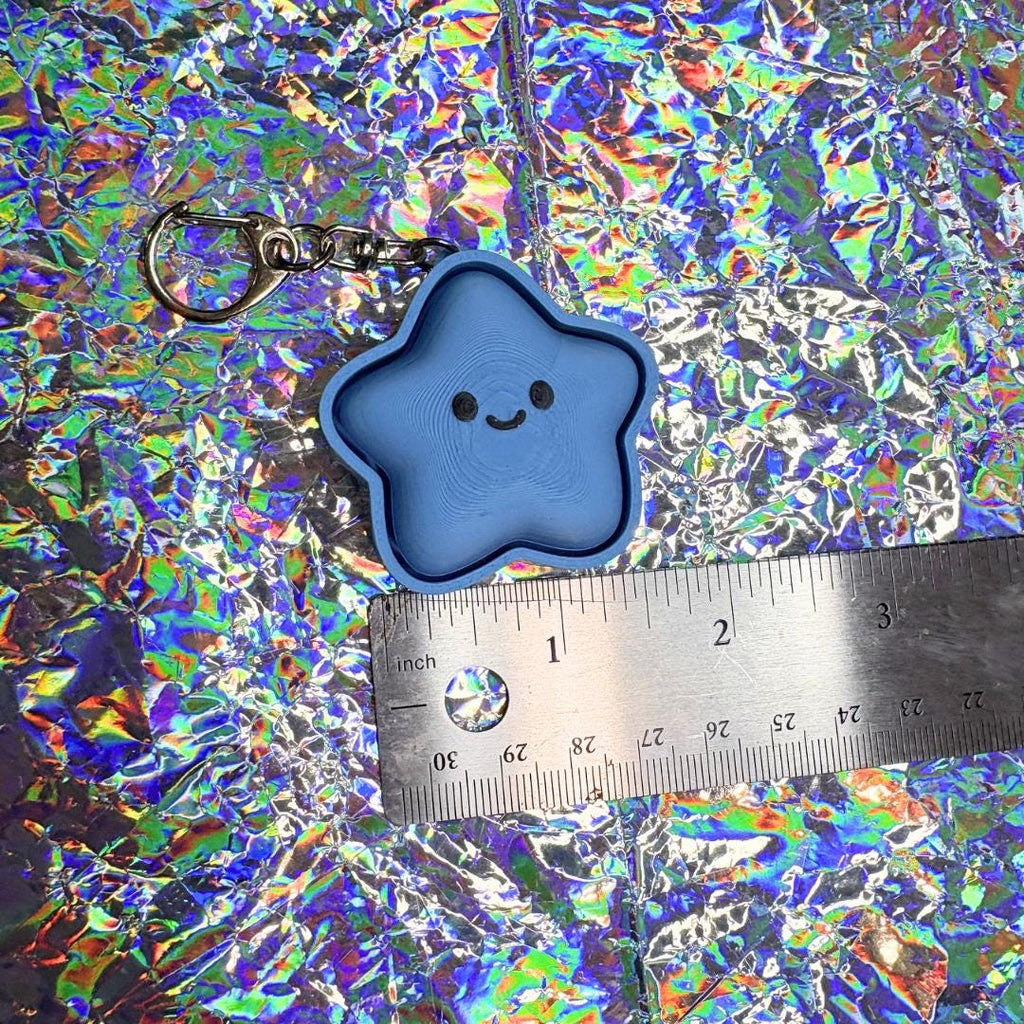Star Fidget Clicker Keychain