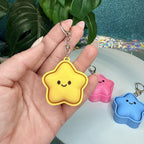 Star Fidget Clicker Keychain