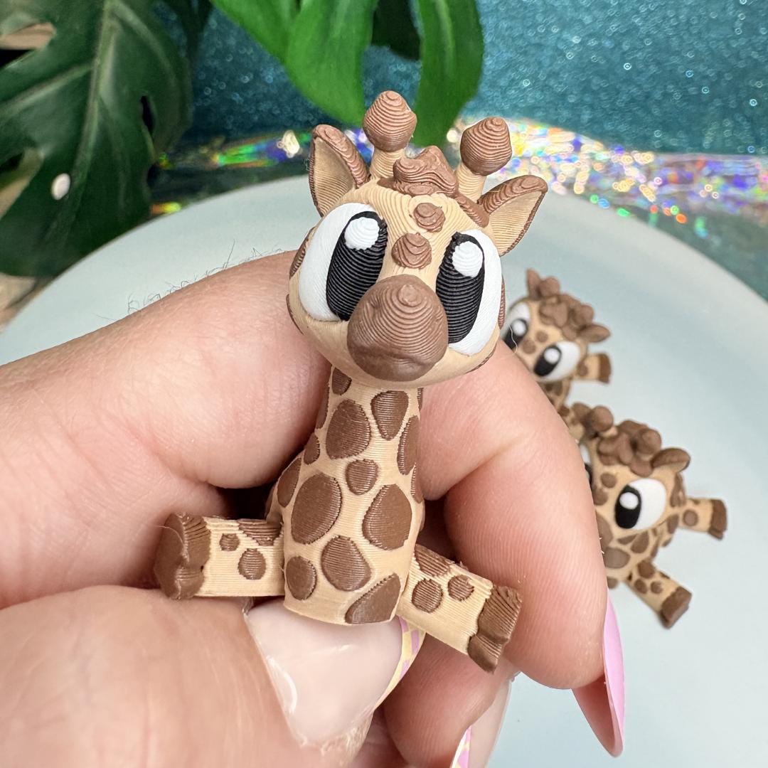 Mini Flexi Giraffe Toy