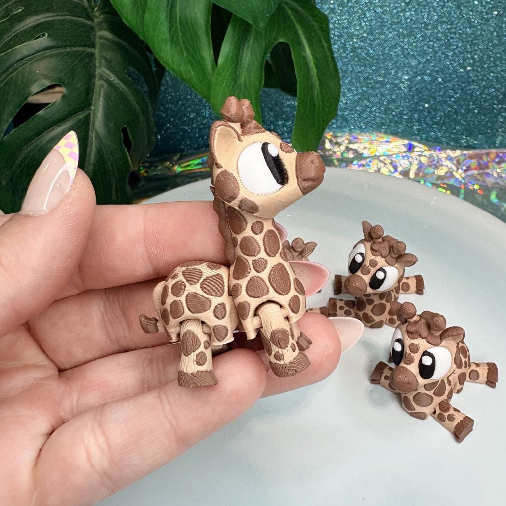 Mini Flexi Giraffe Toy