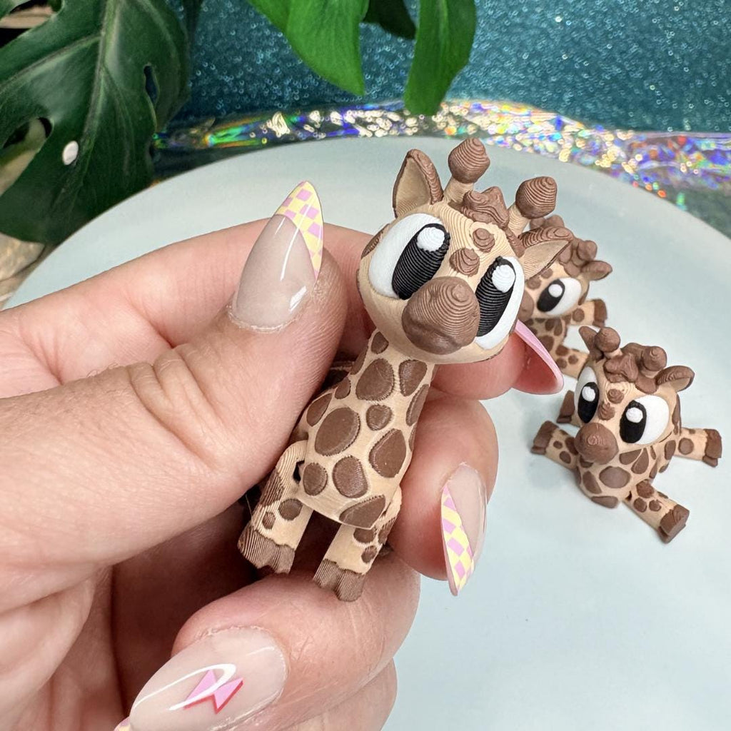 Mini Flexi Giraffe Toy