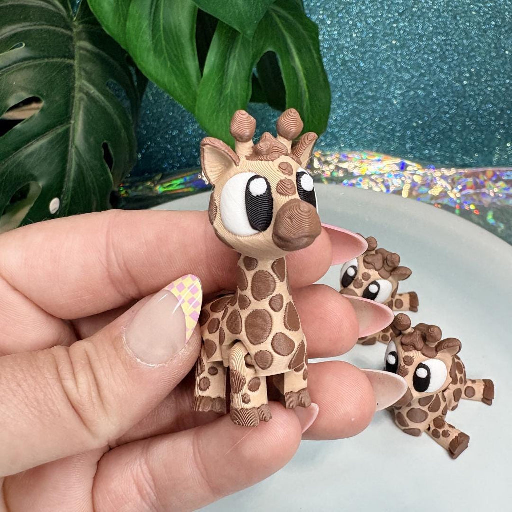 Mini Flexi Giraffe Toy