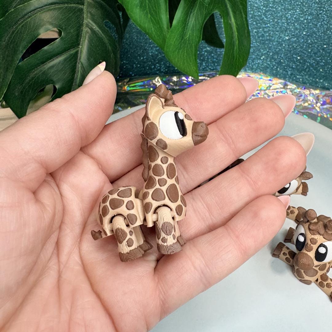 Mini Flexi Giraffe Toy