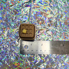 Waffle Fidget Clicker Keychain