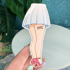 Mine On My Upper Thigh Vinyl Sticker