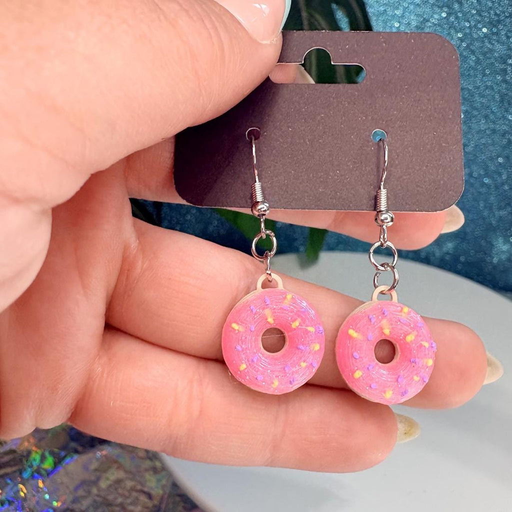 Sprinkle Donut Dangle Earrings