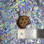 Chocolate Chip Cookie Fidget Clicker Keychain