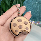 Chocolate Chip Cookie Fidget Clicker Keychain