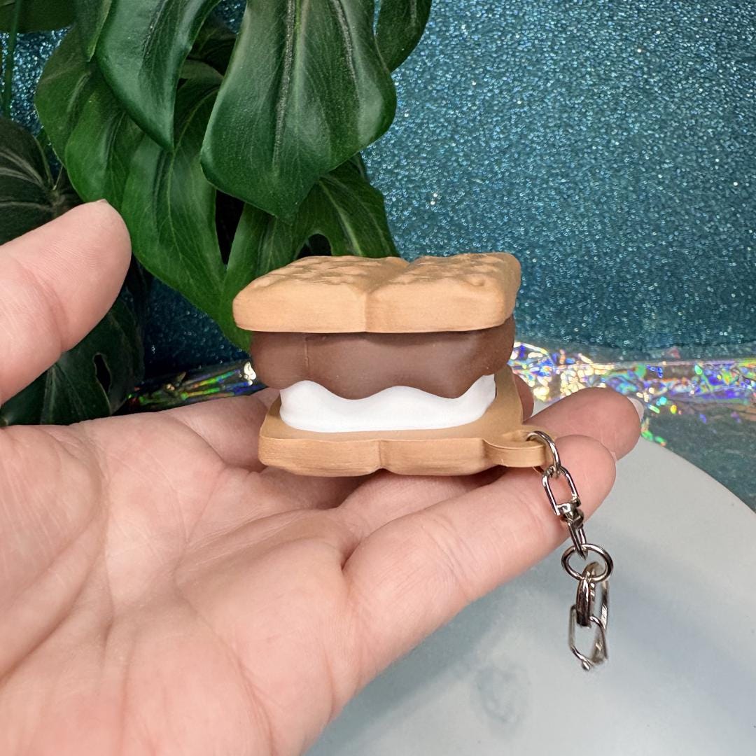 Smores Fidget Clicker Keychain