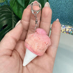 Cotton Candy Fidget Clicker Keychain