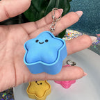 Star Fidget Clicker Keychain
