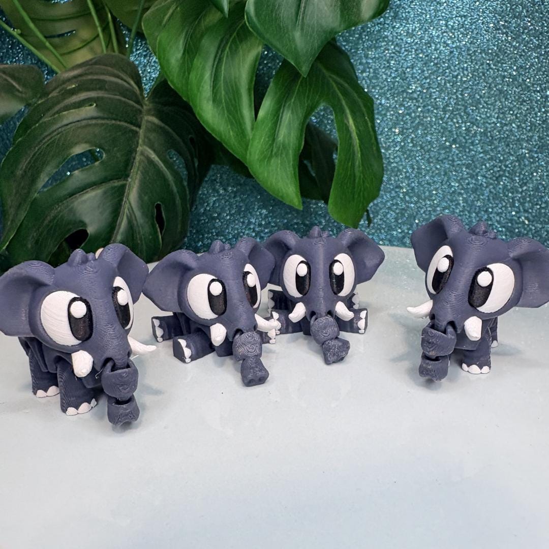 Mini Flexi Elephant Toy