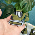 Excavator Fidget Clicker Keychain