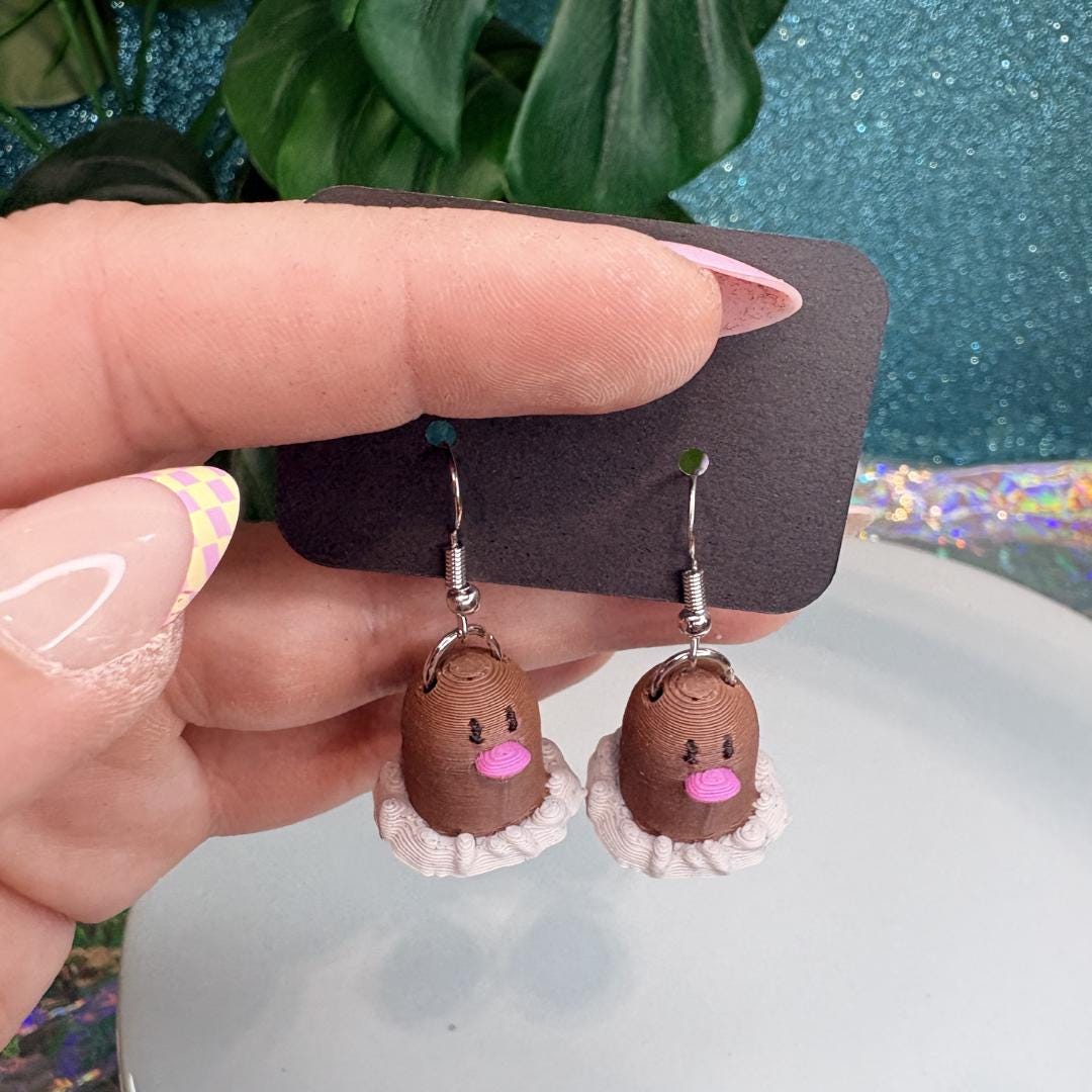 Diglet Dangle Earrings