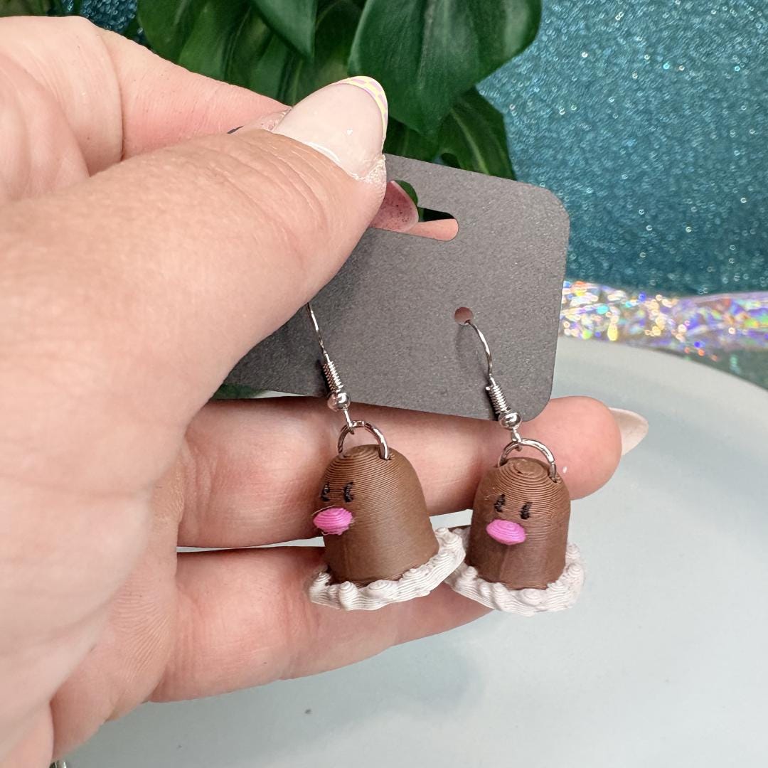 Diglet Dangle Earrings
