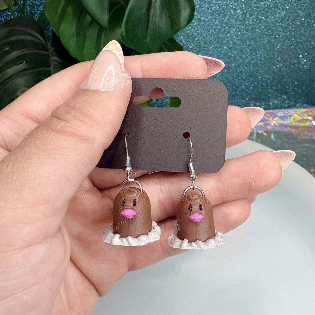 Diglet Dangle Earrings