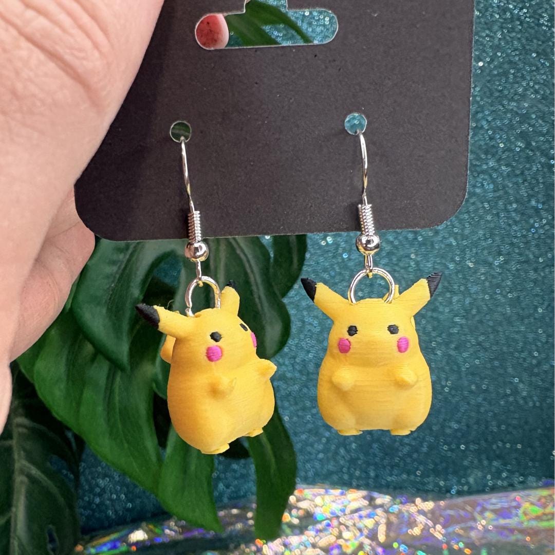 Pikachu Dangle Earrings