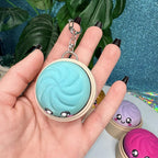 Dumpling Fidget Clicker Keychain