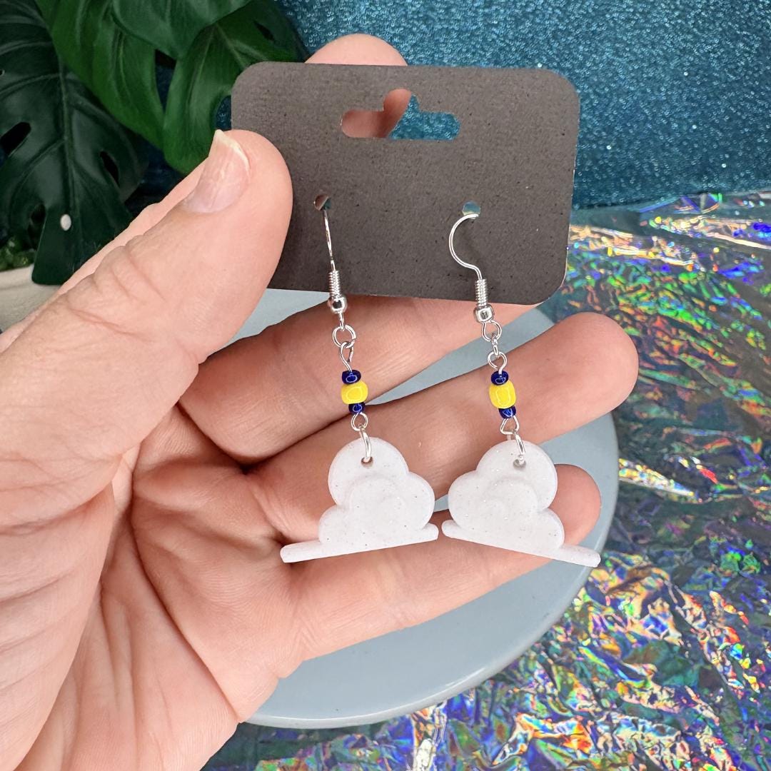 Cloud Dangle Earrings