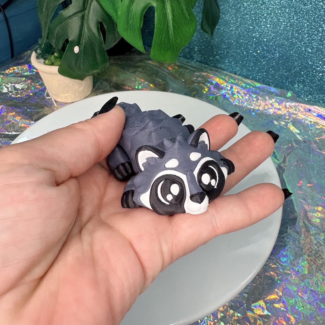 Magnetic Flexi Raccoon Shouldorable