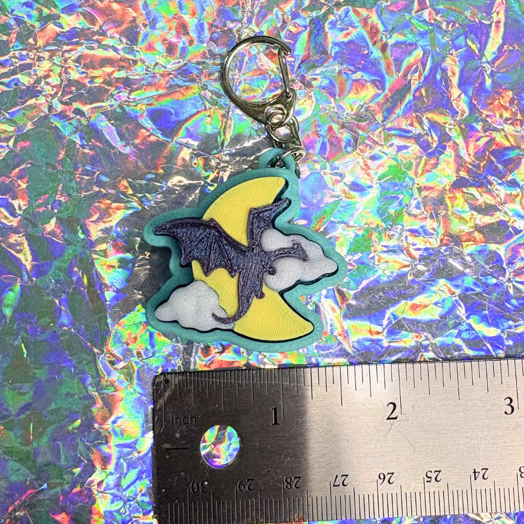 Dragon Fidget Clicker Keychain
