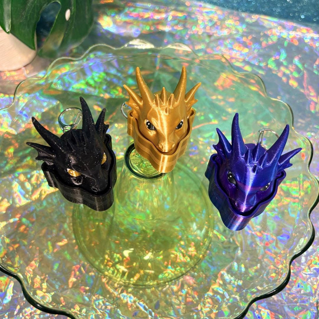 Dragon Head Fidget Clicker | Romantasy Dragon Rider Sensory Toy | Fantasy Book Lover Gift | ADHD Desk Fidget | Dragon Lover Fourth Wing