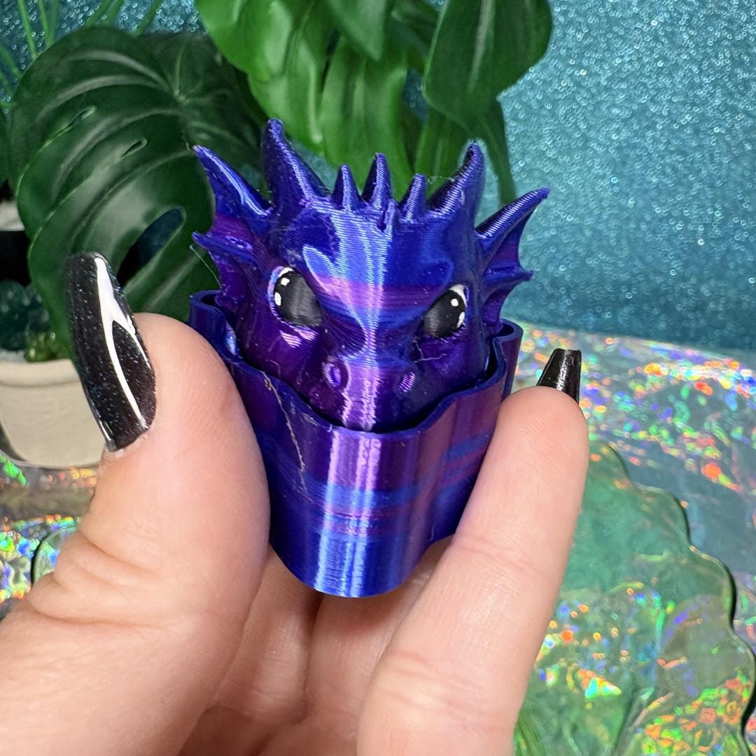 Dragon Head Fidget Clicker | Romantasy Dragon Rider Sensory Toy | Fantasy Book Lover Gift | ADHD Desk Fidget | Dragon Lover Fourth Wing