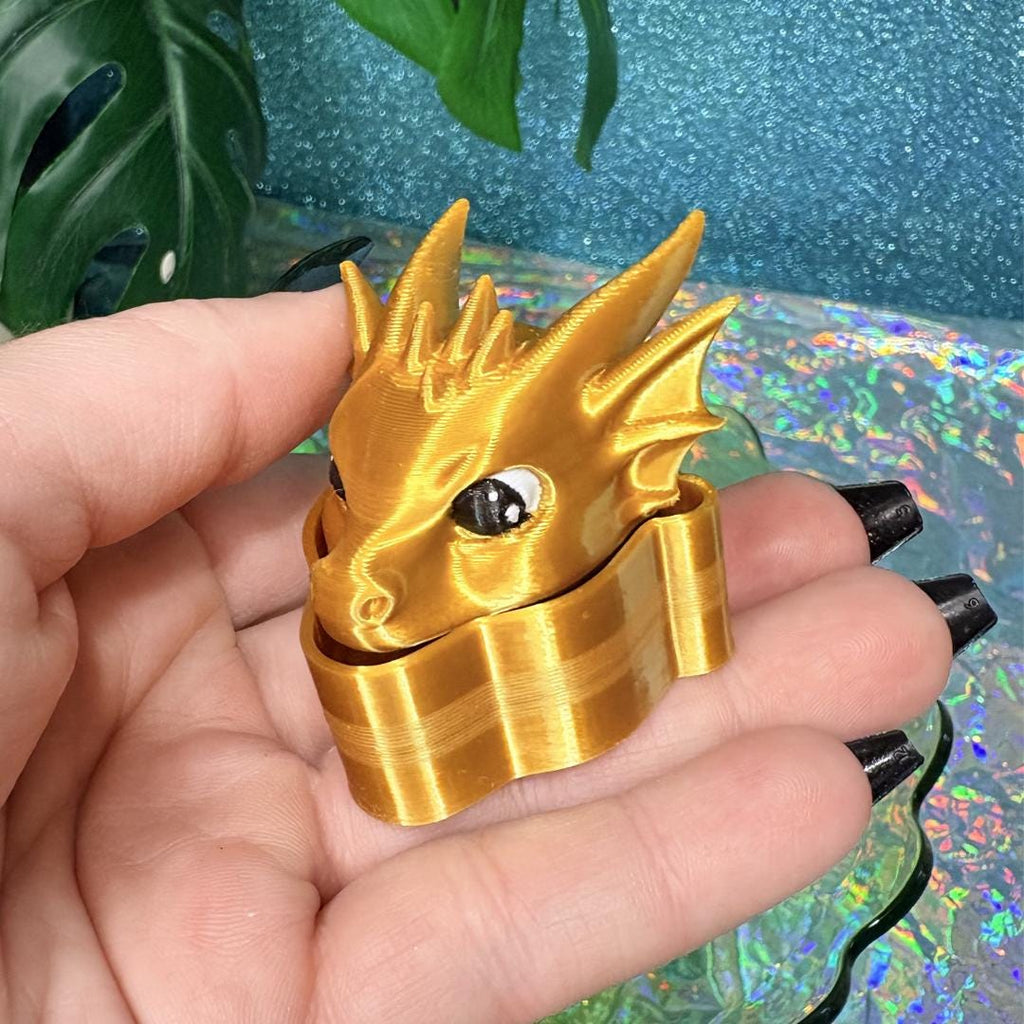 Dragon Head Fidget Clicker | Romantasy Dragon Rider Sensory Toy | Fantasy Book Lover Gift | ADHD Desk Fidget | Dragon Lover Fourth Wing