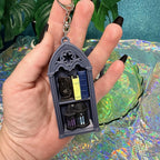 Gothic Bookshelf Fidget Clicker | Book Lover Desk Toy | Romantasy Sensory Fidget for ADHD | Gothic Decor | Fantasy Reader Gift | Fourth Wing