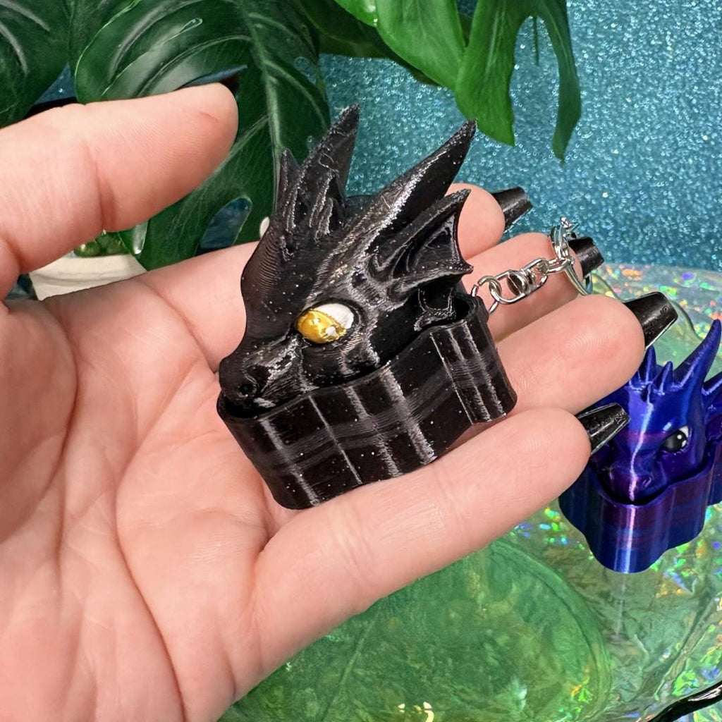 Dragon Head Fidget Clicker | Romantasy Dragon Rider Sensory Toy | Fantasy Book Lover Gift | ADHD Desk Fidget | Dragon Lover Fourth Wing