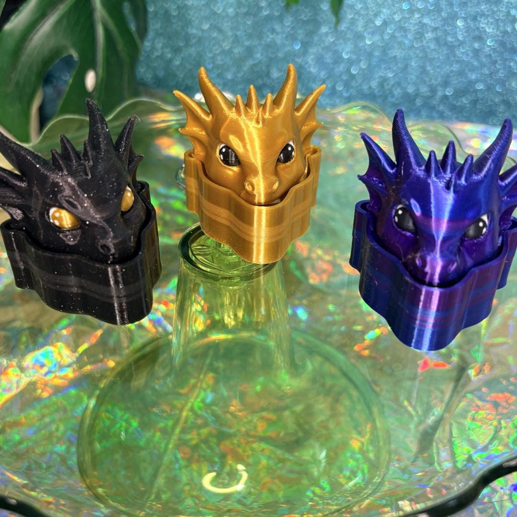 Dragon Head Fidget Clicker | Romantasy Dragon Rider Sensory Toy | Fantasy Book Lover Gift | ADHD Desk Fidget | Dragon Lover Fourth Wing