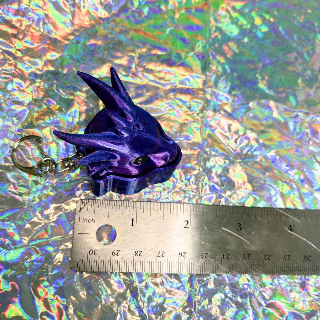 Dragon Head Fidget Clicker | Romantasy Dragon Rider Sensory Toy | Fantasy Book Lover Gift | ADHD Desk Fidget | Dragon Lover Fourth Wing
