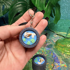 Koi Pond Clicker Keychain | Mini Zen Pond Fidget Clicker | Kawaii Fish Keychain | Sensory ADHD Fidget | Japanese Garden Gift