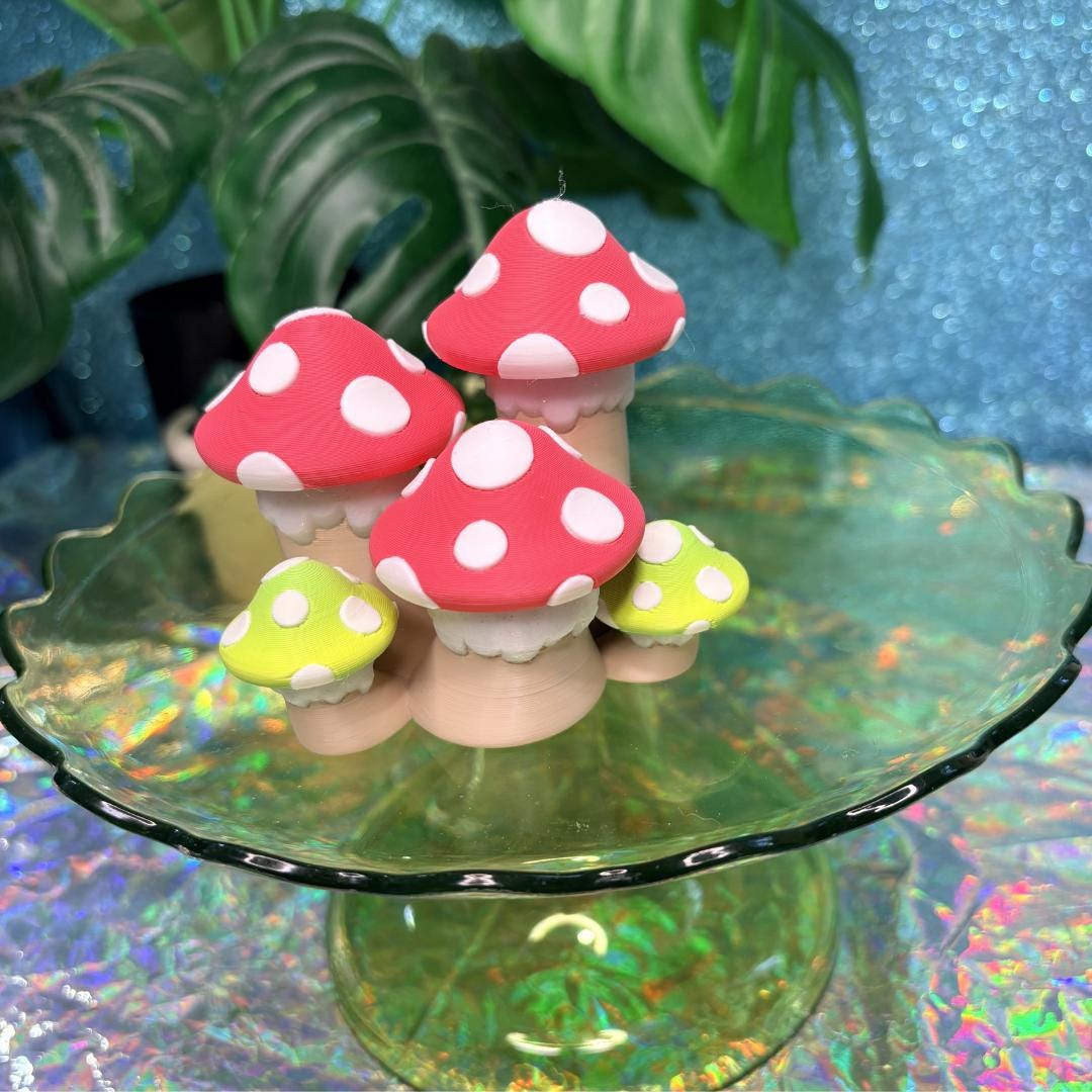 Mushroom Cluster Fidget Clicker