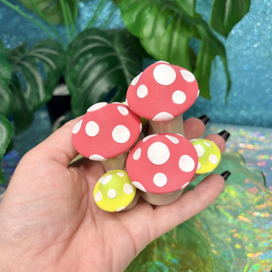 Mushroom Cluster Fidget Clicker