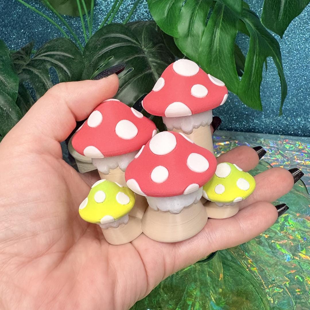 Mushroom Cluster Fidget Clicker