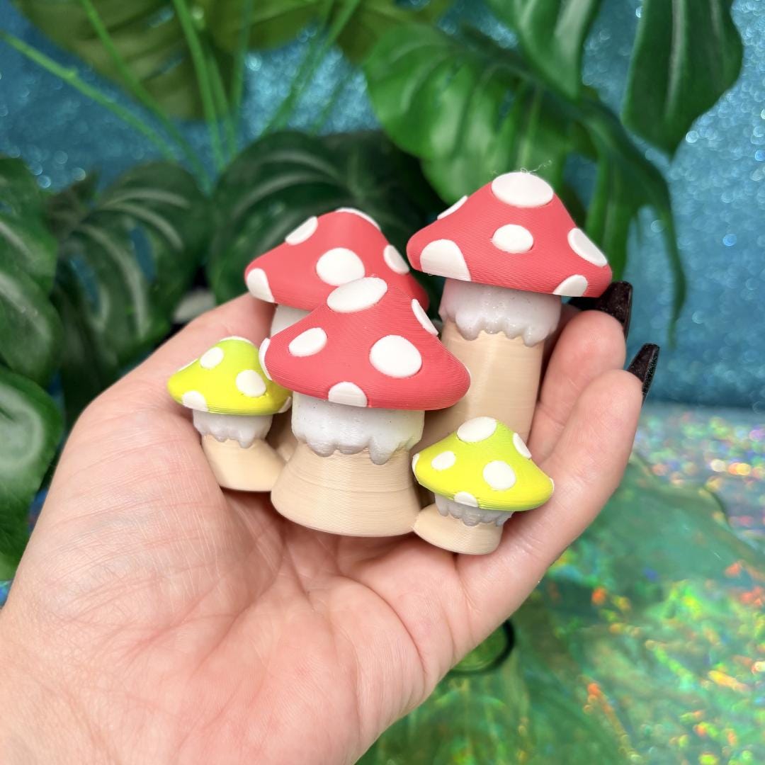 Mushroom Cluster Fidget Clicker