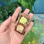 Picnic Basket Fidget Clicker Keychain