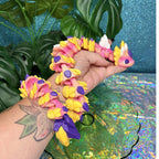 Pink Yellow Rubikuro Crystal Dragon