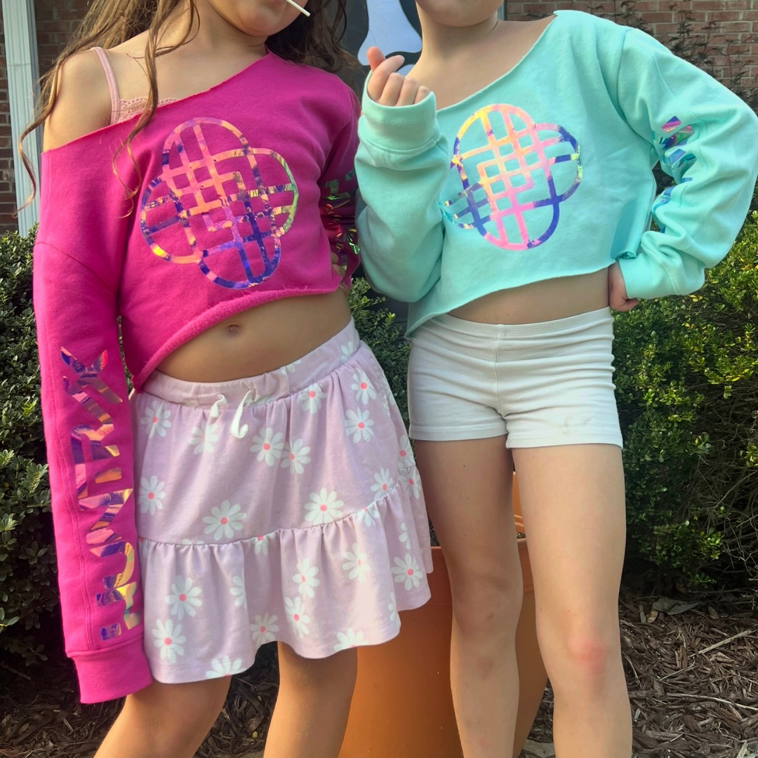 Kids Huntr/x Crop Sweatshirt