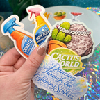 Opalite Fan Vinyl Sticker Set