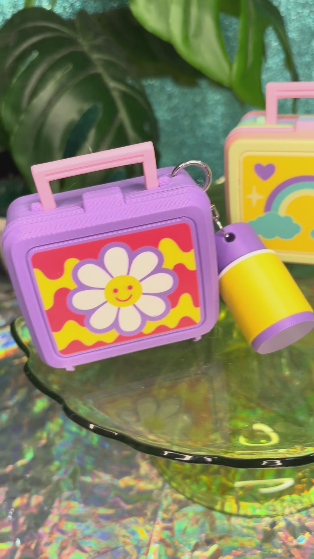 Retro Lunchbox Multi Clicker Keychain