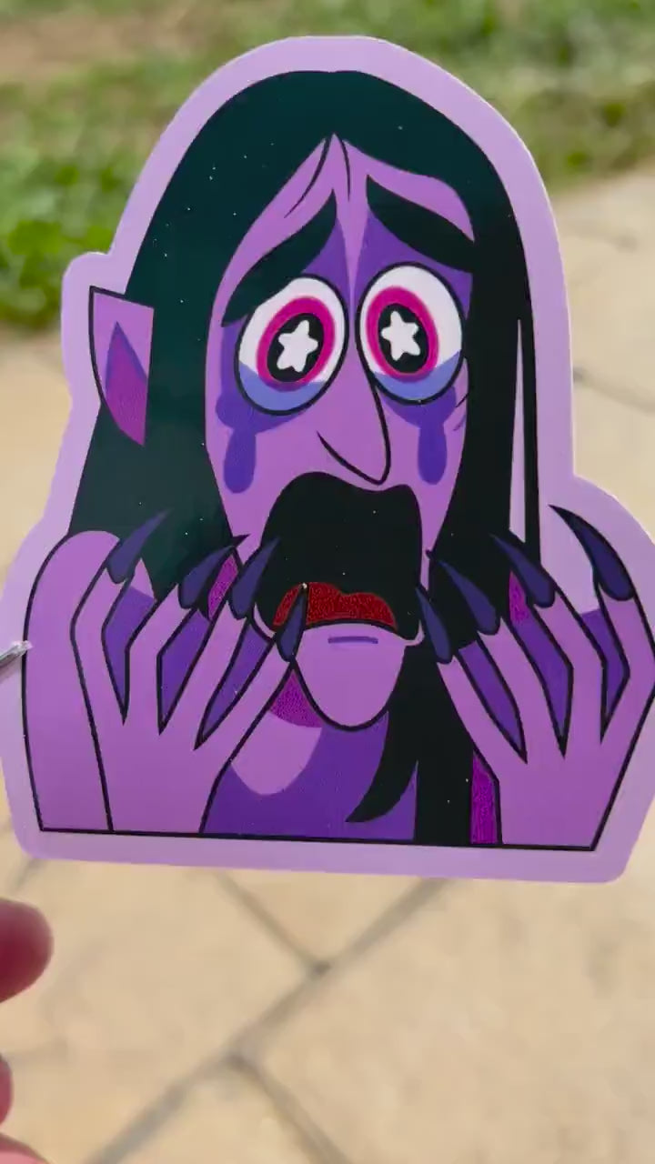 Jelly The Water Demon Premium Vinyl Sticker - Kpop Demon Hunters Fan Favorite Character, Water Bottle Sticker, Fan Merch, Laptop Sticker