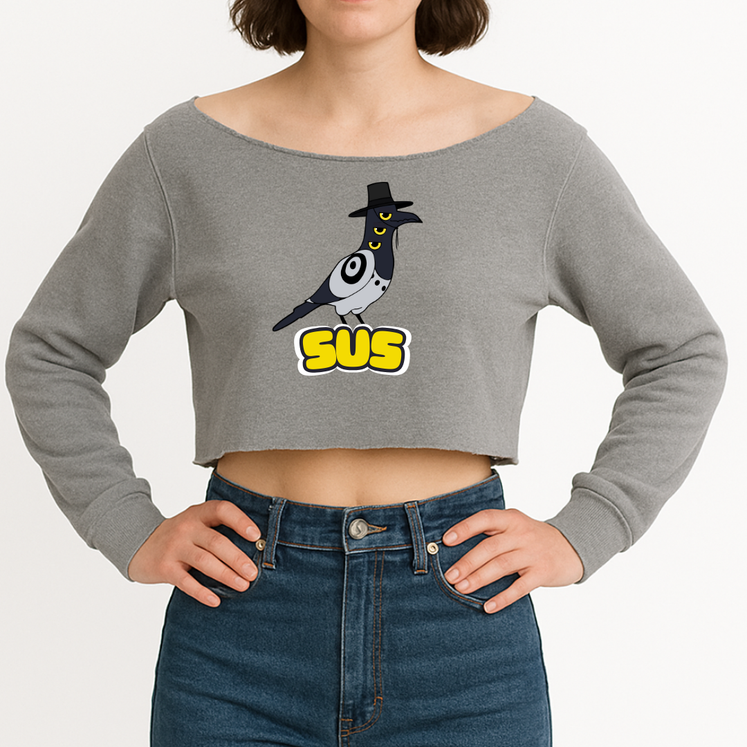 K-Pop Demon Hunters "Sus" Sussie Bird Crop Sweatshirt